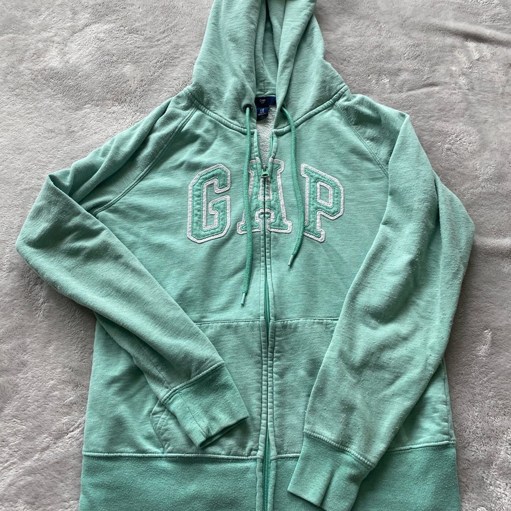 Green Gap sweater!